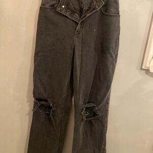 Hollister Black Distressed Jeans